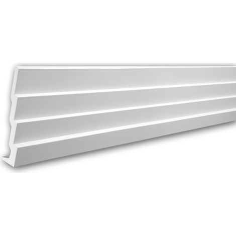 Cornice soffitto parete 150142F Profhome modanatura cornice flessibile modanatura tipo stucco design moderno bianco 2 m