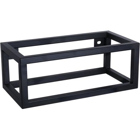Differnz Porte-serviettes pour Lave-mains 40x22 noir