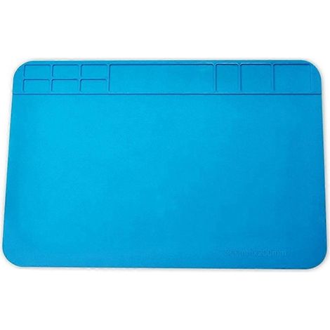 Tapis de soudure en silicone haute température résistant, plateforme de retouche antistatique ESD pour réparation par dessoudage, type : 509 (1/5)