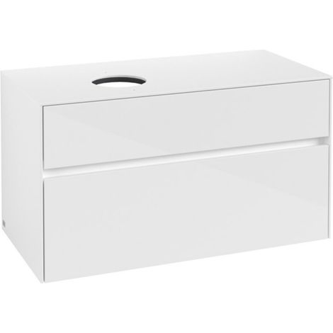 Villeroy & Boch Collaro Waschbeckenunterschrank, 2 Auszüge, (1/3)