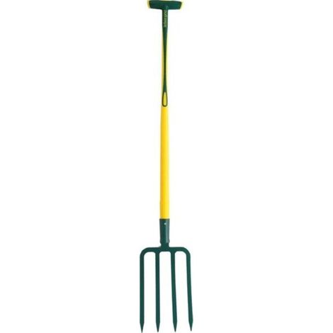 Fourche à bêcher douille - 30 cm manche béquille Novagrip - Leborgne (1/2)