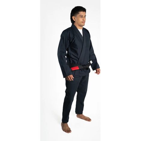 Kimono/Gi Progress BJJ para hombre The Academy Gris + Cinturón Blanco A2