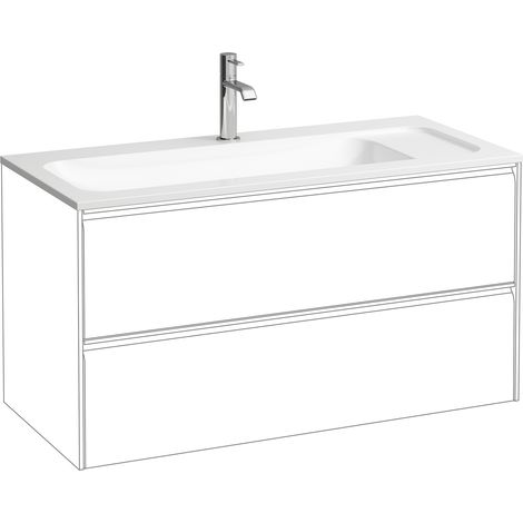LAUFEN Meda mueble lavamanos slim, 975x445mm, para H421692,