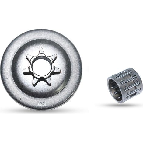 Soporte de aguja para tambor de embrague de 325"-7 para Husqvarna 340 345 350 351 353 EPA 445 450 445E 450E Jonsered 2145 2150 McCulloch PM5000 (1/5)