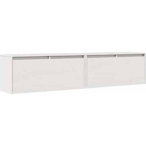 Maison Exclusive - Armario de pared 2 uds madera maciza de pino b (1/5)