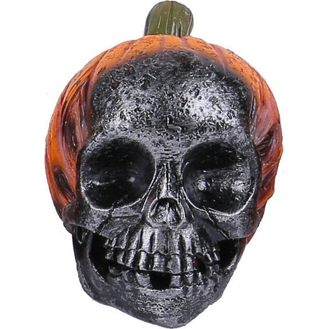 Décoration Crâne Halloween Chapeau Citrouille pour Escape Room et Fête d'Horreur (1/5)