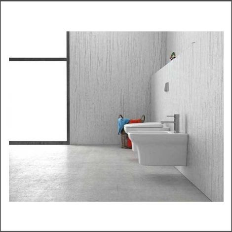 Bidet Grece Sospeso - in Ceramica - Colore Bianco (1/4)