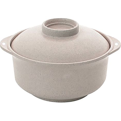 Bol À Nouilles - Avec Couvercle - Pour Soupe Céréales Fruits - Micro-ondes Lave-vaisselle Four - 14 x 7,5 x 6,5 cm - 1 Pièce (1/5)