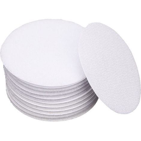 Scratch Autocollant Double Face, 20 Paire Bande Auto-Adhésif, Rectangle 6 x 4 cm, Rond 6 x 6 cm, Blanc (1/5)