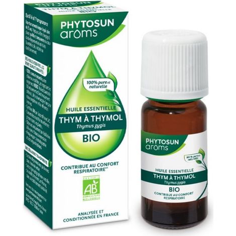 Phytosun Arôms Huile Essentielle Thym à Thymol Bio 10ml (1/3)