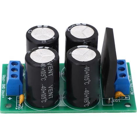 Module d'alimentation non régulée à pont plat, double amplificateur de puissance, redresseur et filtre, 25 A AC 9-17 V (1/5)