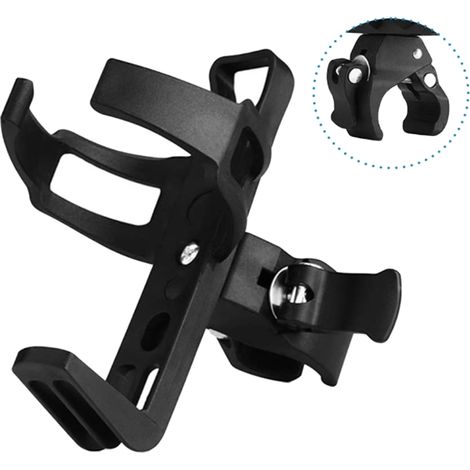 Support de bouteille vélo, porte-gobelet rotatif à 360°, adaptable à cage de gourde de bicyclette (1/5)