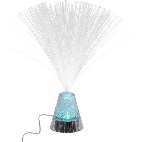 Lampe à Fibre Optique Multicolore Base Lumineuse Scintillante, de (1/5)