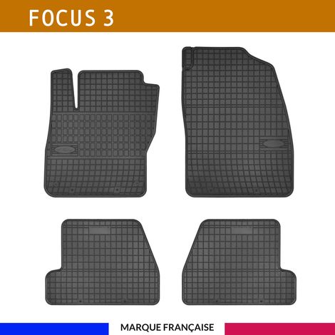 Tapis de voiture - Sur Mesure pour FOCUS (2011 - 2012) - 4 pièces - Tapis de sol antidérapant pour automobile - Souple (1/4)