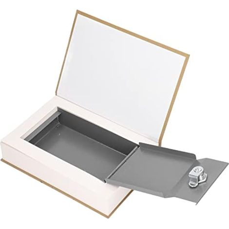Coffre-fort de Livre avec clé, Coffre-fort de Livre Secret Chinois L'art de la Guerre Dictionnaire Coffre-fort avec Compartiment caché pour le Stockage de Cartes de Bijoux (1/3)