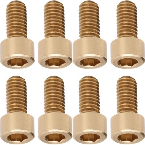 50 vis à tête hexagonale creuse en cuivre, M6 x 12 mm, outils et fournitures industrielles (1/5)