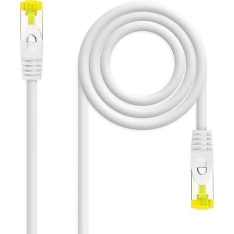 Câble réseau Rj45 Sftp Cat6a Lszh Cu Awg26 0,5m Blanc 10.20.1900-w