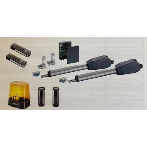 Sommer – Kit de motorisation de portail 2 battants jusqu'à 4m – Charge maximale 700kg – Fréquence 868,95 MHz – Installation sécurisée (1/4)