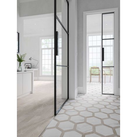 Carrelage grès cérame Love Affairs Petra Strip 50x10cm effet marbre - 50x10 cm Beige - Mat - boîte de 0.79 m2 - Gioia Materia (1/4)