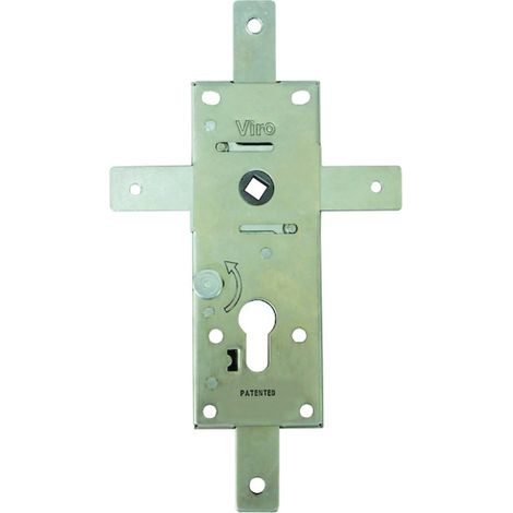 Serrure de porte de garage à 4 points pour cylindre européen - DOM - METALUX