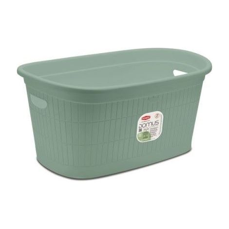 Cesta Bacinella Ovale Domus Green Tea 58 x 38 x 28 cm