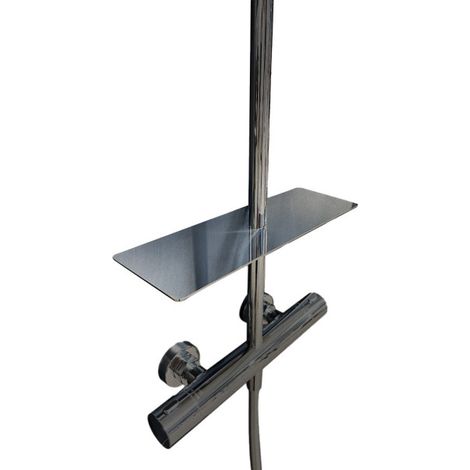 Porte savon pour colonnes cristina metal brosse - CRISTINA ONDYNA AB00377