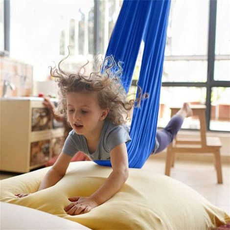 Hamac élastique sensoriel pour enfants, ados et adultes - Balançoire yoga thérapeutique (1/5)
