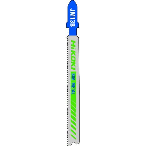 Hikoki 750091 Lame scie alternative HSS 91,5 mm JM13B/T121AF tôle 5 pièces