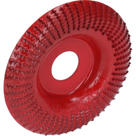 Schleif- und Formscheibe aus Edelstahl für Holz, 22 mm, weinrot, für Winkelschleifer (1/5)