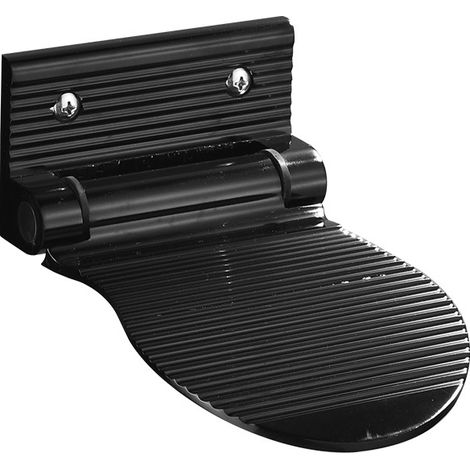 Repose-pieds de salle de bain pliable en alliage d'aluminium, antidérapant et sécurisé, pour douche.
