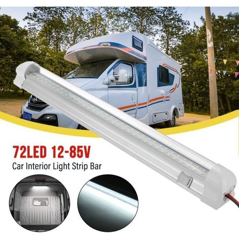 12V-85V weiße LED-Innenraumleuchte für LKW, Wohnwagen, Anhänger (1/4)