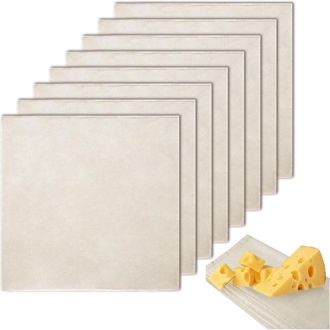 Reusable Cheesecloth for Pressing Tofu, Straining Nut Milk and Filtering Food, Ideal Kitchen Utensil, 50x50cm (1/5)
