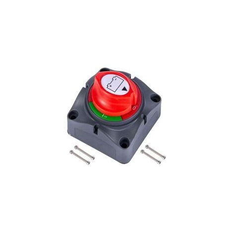 Coupe Circuit de Batterie 12V-48V, Interrupteur Isolateur Étanche 275A pour Voitures et Bateaux