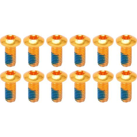 BOLANY 12 vis en acier allié pour disque de frein VTT. boulons de rotor de frein à disque. lot de 12 pièces (1/5)