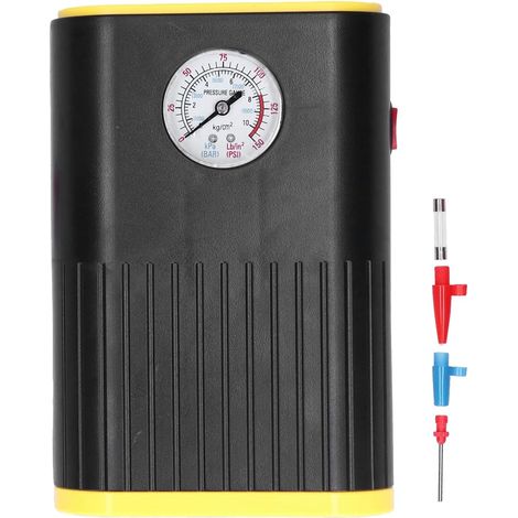 Compresor de aire portátil para inflar neumáticos, compresor de aire para automóvil, mini inflador de neumáticos portátil con puntero y luz LED, 12 V, 120 W (1/5)