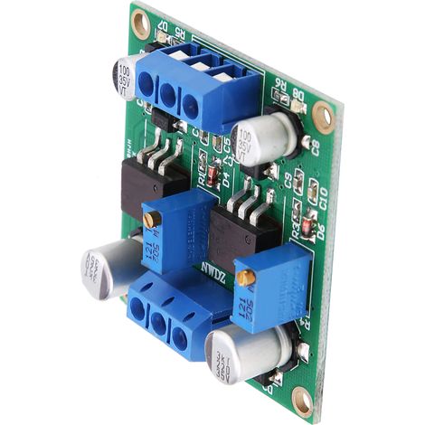 Module d'alimentation stabilisateur de tension positive et négative LM317/337, à faible ondulation et à tension linéaire réglable (1/5)