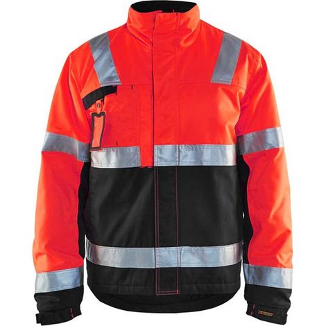 Veste d'hiver haute visibilité BLAKLADER 4862 - Noir / Rouge - 4XL (1/4)