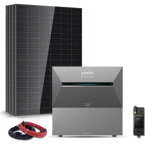 Kit solaire 1820Wc DMEGC - Batterie Anker 5,36 kWh