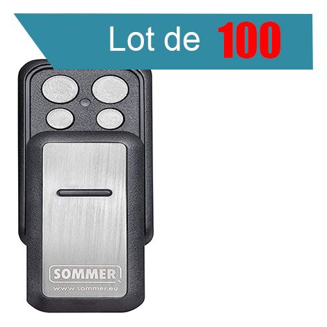 SLIDER PLUS S10305 Télécommande 4 canaux SOMMER Pack de 100 (1/2)