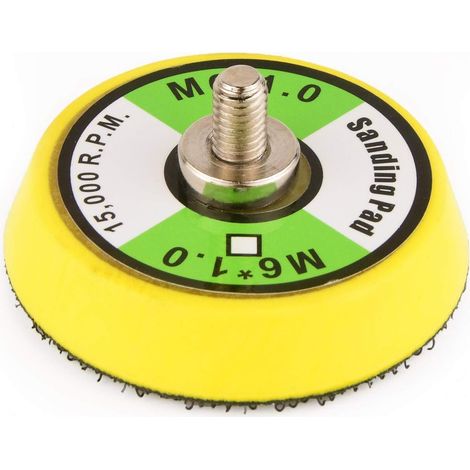 1 Pièce Meuleuse, Patin De Ponçage 50mm, Filetage M6, Pour Métallurgie, Automobile