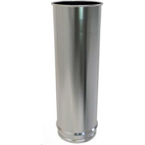 Tubo 1 Metro Inox-Simple Convesa  Medidas  Accesorios Fontanería: 125mm