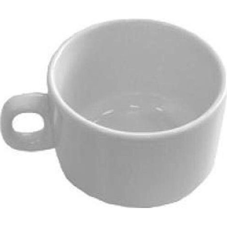 Saturnia Tasse à Lait Roma Porcelaine Blanche 25 Cl