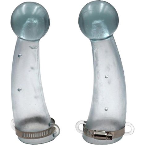 2 Pièces Protège-Cornes en Silicone Anti-Bagarre, Couvertures de Protection Sûres et Élastiques (1/4)