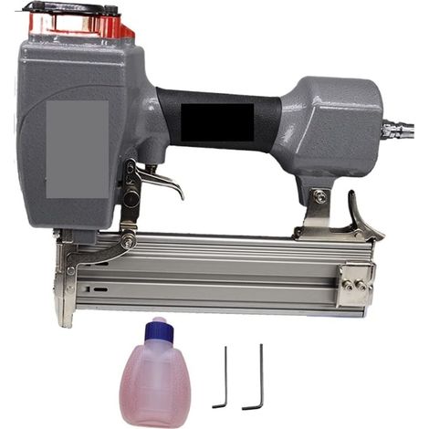 Cloueuse à charpente Pneumatique à ongles d'air F30t50 Ongle droit pistolet ongles vapeur vapeur ongles ongles ongles ligne ongles filtre bois outil ( Color : 1 UK , Size : ST64C steel nail gun regula (1/5)