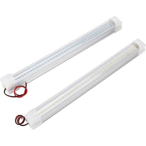 12V 72LED Innenraum-Lichtleiste mit weißem Licht und Ein-/Ausschalter für Auto, Transporter, LKW, Anhänger, Schiff und Wohnwagen