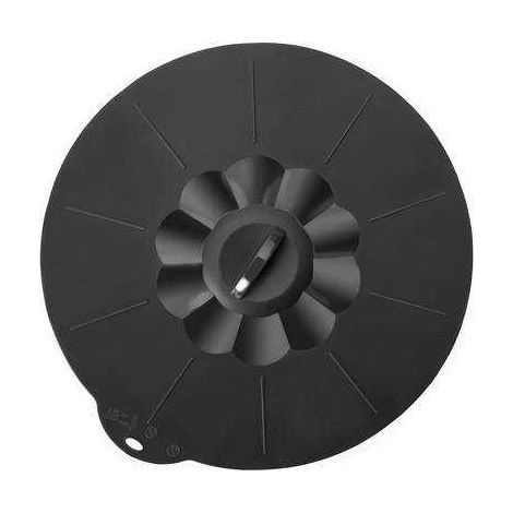Tapa de silicona ibili plateada 27 5 cm duradera flexible