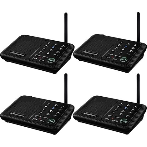 Interphones sans Fil FM à 10 canaux de 5820 Pieds for Les Bureaux d'affaires à Domicile (1/5)