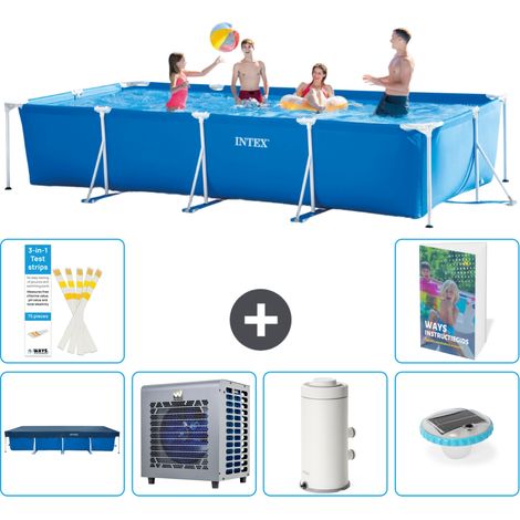 Rechteckiger Frame Pool - 450x220x84 cm - 7-teilig  S1 (1/5)