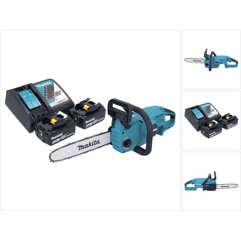 Makita DUC 307 RGX2 tronçonneuse sans fil 18 V 30 cm 7,7 m/s sans balais + 2x batterie 6,0 Ah + chargeur