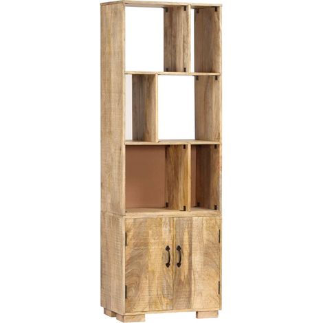Libreria 60x35x180 cm in Legno Massello di Mango vidaXL